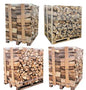 4 PALETTEN (2 EICHE + 2 BUCHE/HAINBUCHE) – HOLZSCHNITTE VON 40 CM