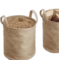 Korb für Briketts und Pellets NATURAL